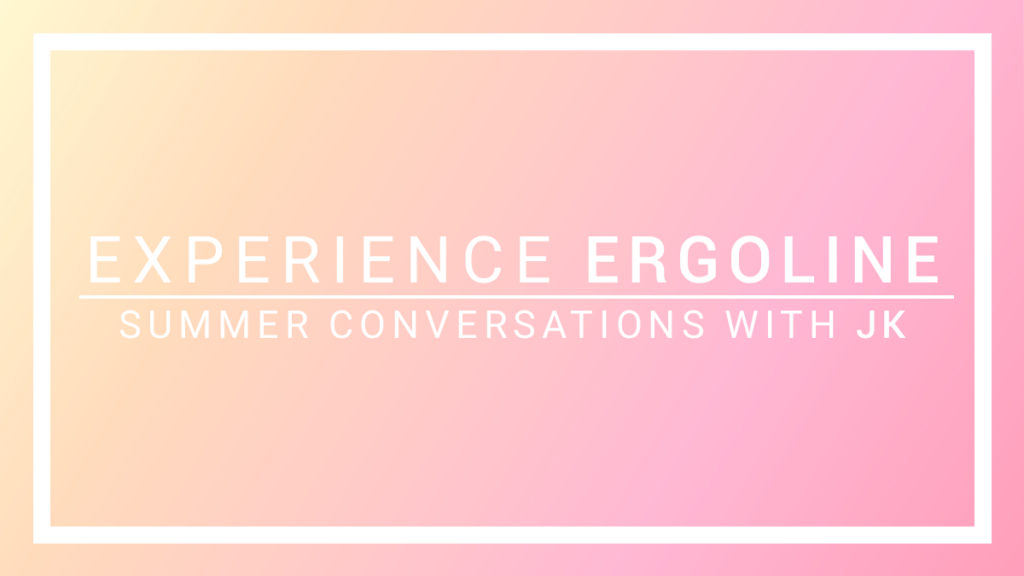 Experience Ergoline event banner promoting salon industry education