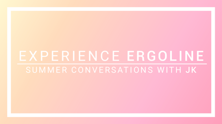 Experience Ergoline event banner promoting salon industry education