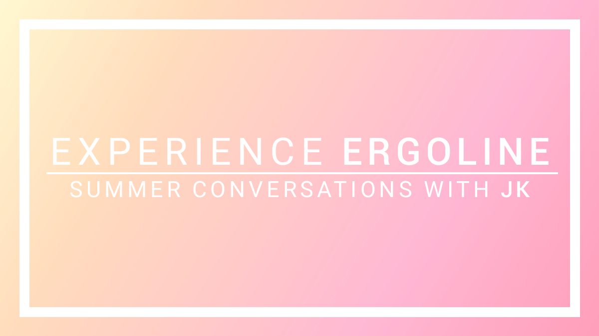 Experience Ergoline event banner promoting salon industry education