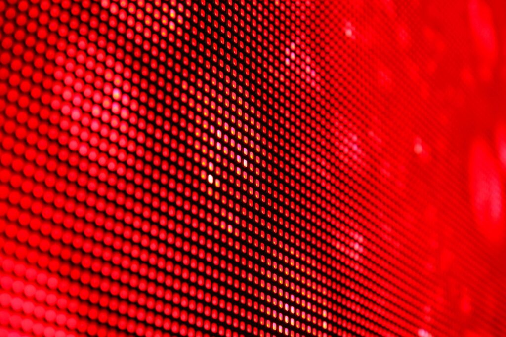 red LED light panel texture used in tanning and red light therapy equipment